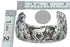 Genuine Sterling Silver Horse Navajo Cuff Bracelet JX121785